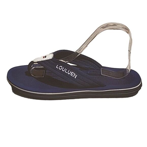 Louluen Flip Flops Men‎ Sz 8.5 Women 10 Flat Beach Summer Outdoor - Picture 1 of 9